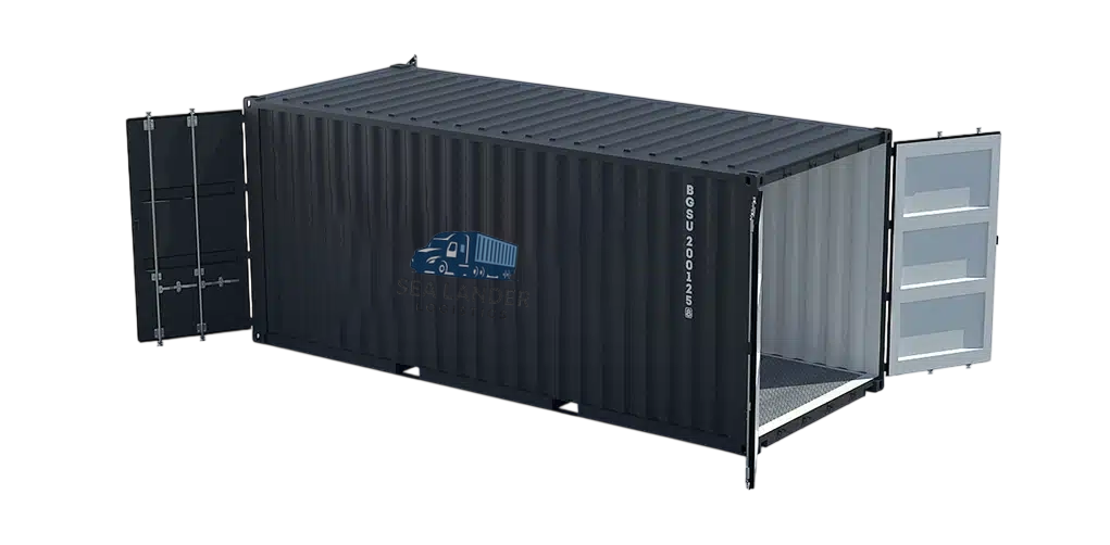 Container maritime 20 pieds dry double porte