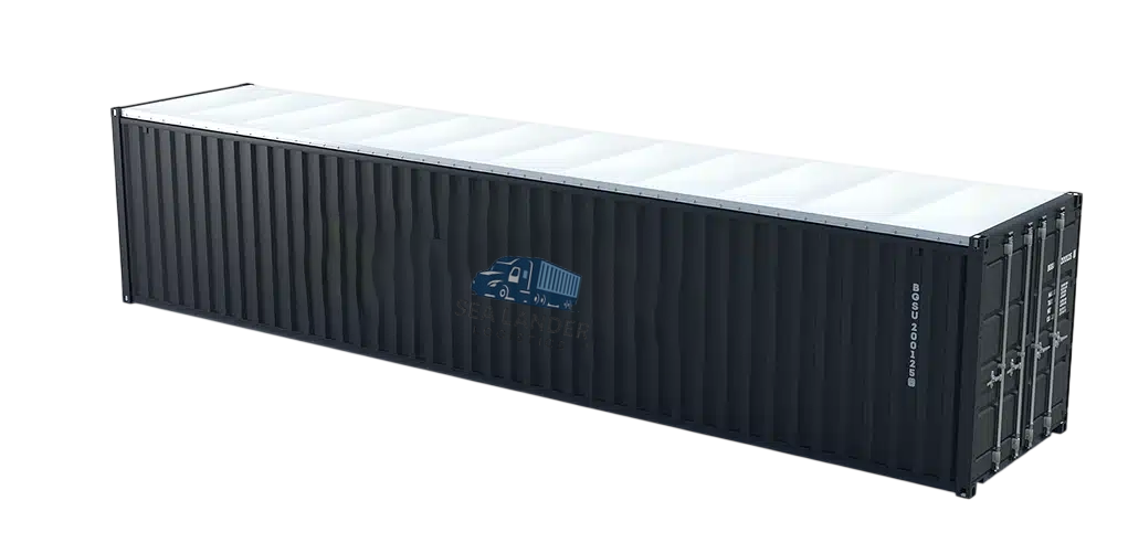 Container maritime 40 pieds open top