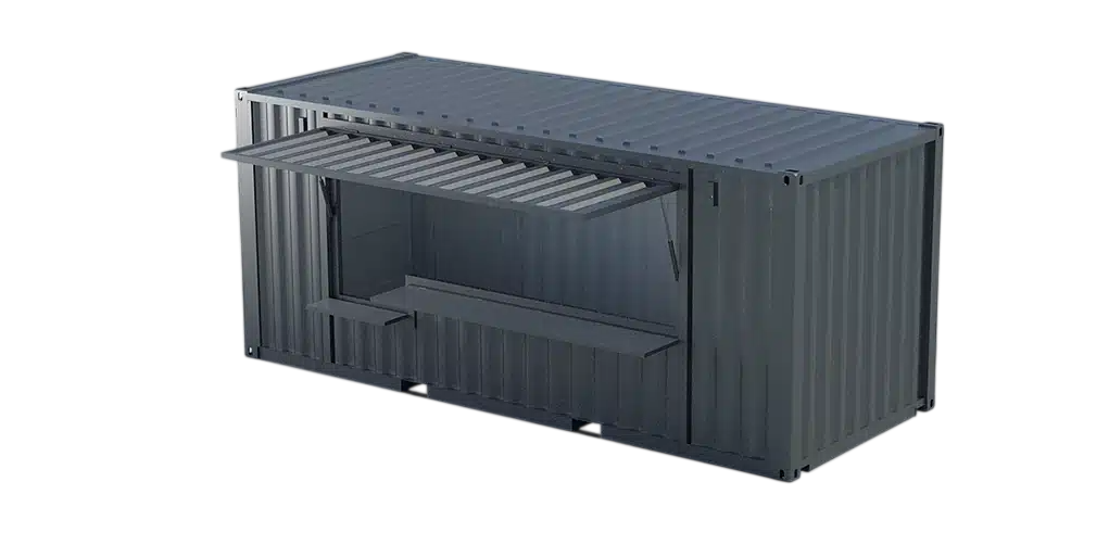 Container snack & restaurant